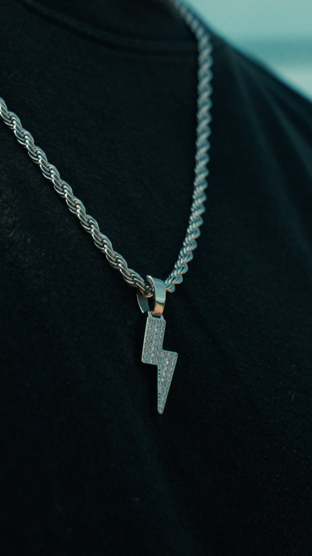 ICED Lightning Bolt – Triple Crown Jewelry