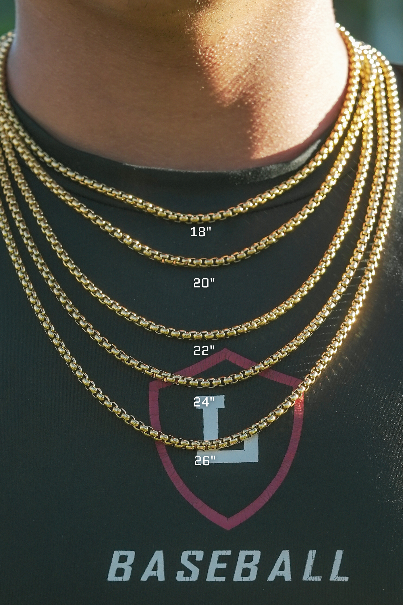 Premium Box Chain (Gold) 4mm