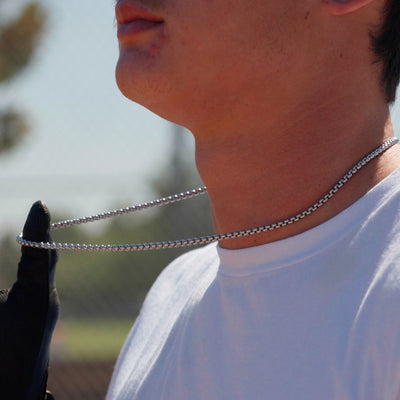 Premium Box Chain (Silver) 4mm
