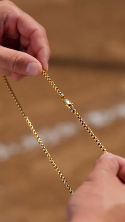 Premium Box Chain (Gold) 4mm