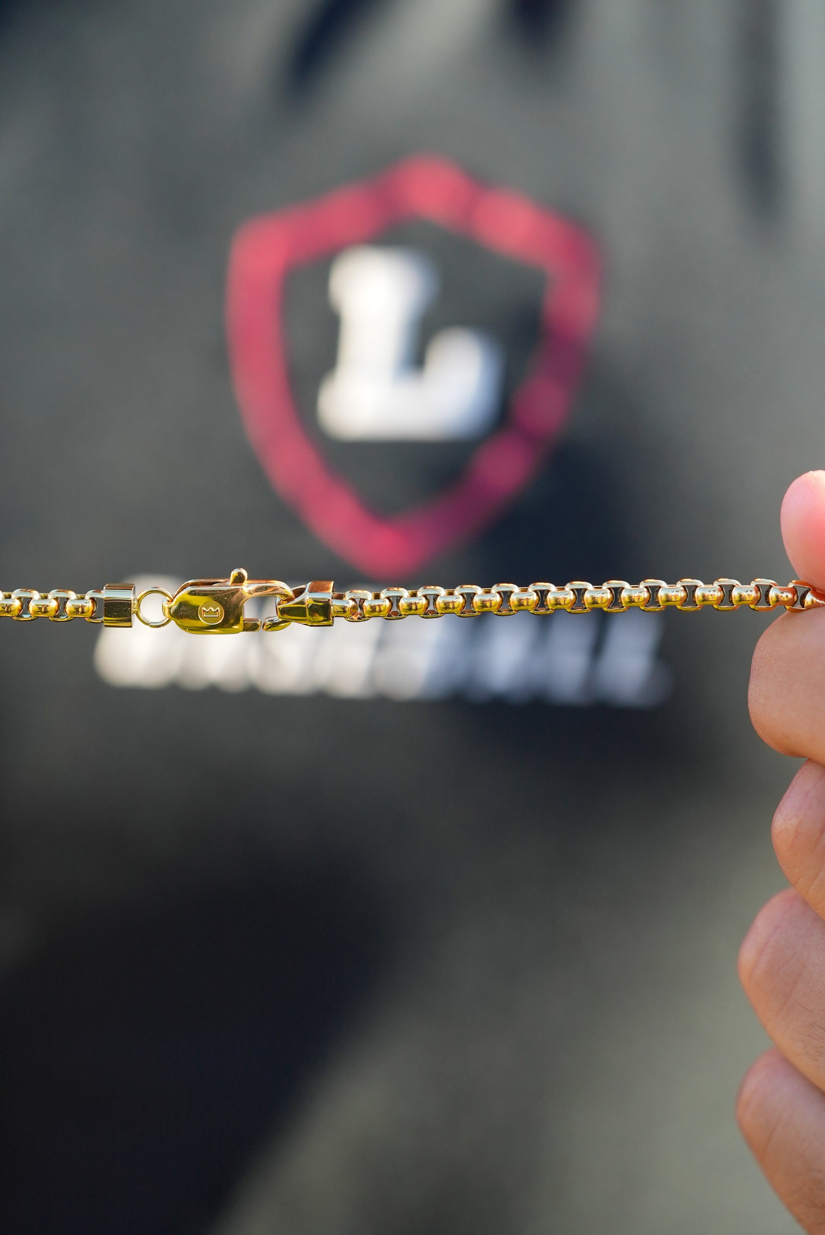 Premium Box Chain (Gold) 4mm
