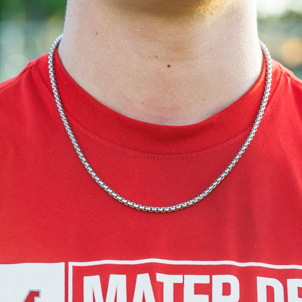 Premium Box Chain (Silver) 4mm