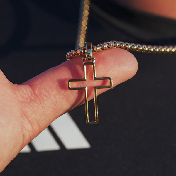 Outline Cross (Gold)