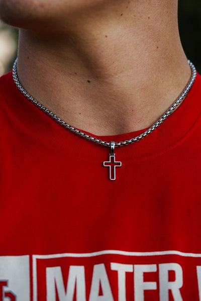 Outline Cross (Silver)
