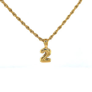 Bubble Number Necklace
