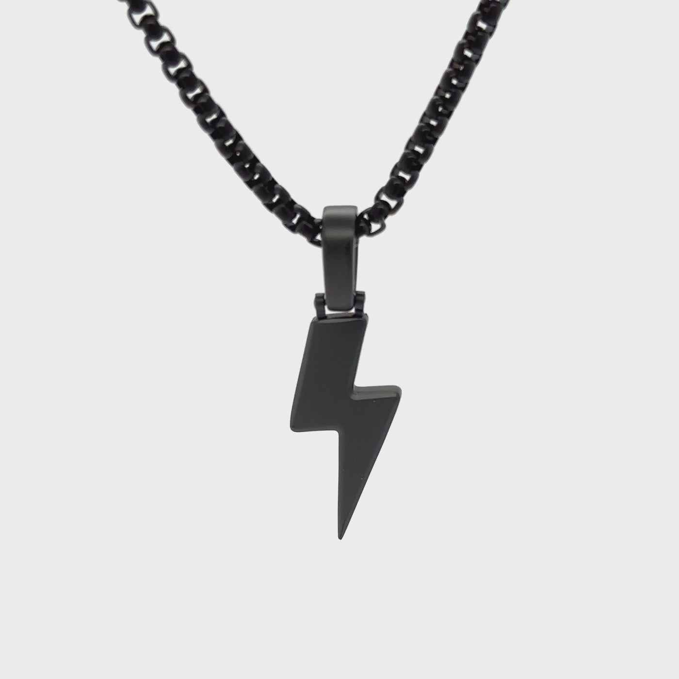 Charm Thunder Lightning Bolt Gold Silver Plated Stainless Steel Chain  Necklaces | eBay