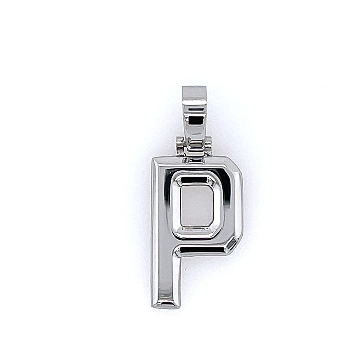 Varsity Initial Pendant (Silver)